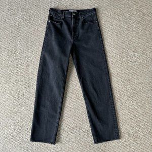 Everlane The Way-High Jean - Size 27 Long - Coal (Black) - Straight Leg